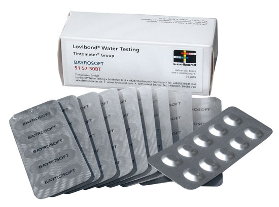 Запасные таблетки Bayrosoft для проверки жидкого кислорода упаковка 100 шт.