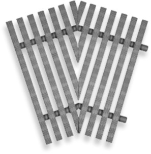 ABS Уголки решетки 45 ( h=25 mm )