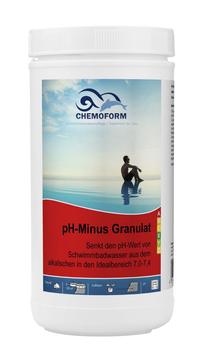 Cредство для понижения уровня PH воды в бассейне PH Mинус гранулированный, 1,5 кг
