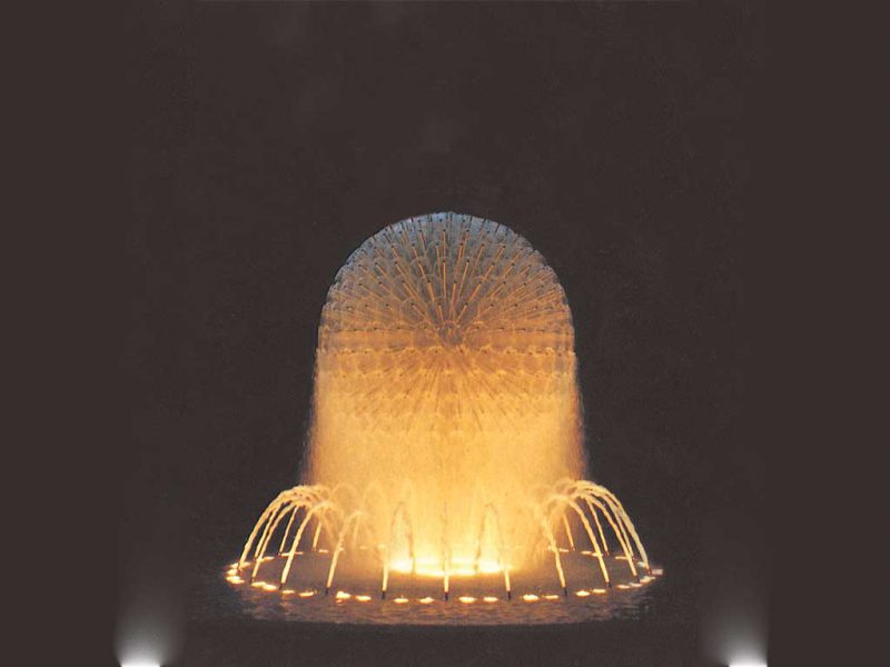 Форсунка фонтана Water Sphere 2500, O 2500 мм, полусфера, нерж сталь