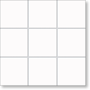 Керамическая мозаика, Berlin, Timeless White, 102x102x6,5 мм, белый