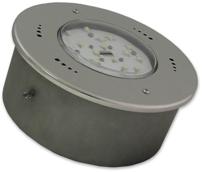 Прожектор светодиодный белый Xenozone-Dial 30 Вт 12 В из нержавеющей стали
