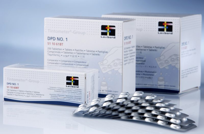 Таблетки DPD1Q для тестеров , свободный Cl, 100 шт.