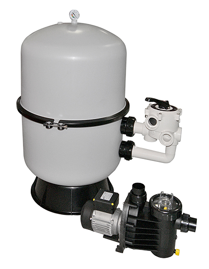 Фильтровальная установка Saphir 14, емкость диам.600 мм, 0,97 кВт, 220 В, 6 м3/ч, клапан 6-поз.