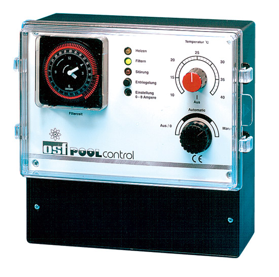 PC-400-ES, блок управления бассейна (фильтрация, нагрев) для 400 В и 230 В, защита двигателя 0-8 А