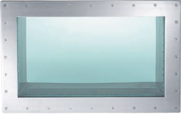 Окно подводное прямоугольное 1,09 х 0,65 м