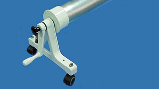 Сматывающее устройство Rollino для покрытия ISOLA до 5 х 10 м, для пуз. пленки до 6 х 12 м, без лент крепления покрытия