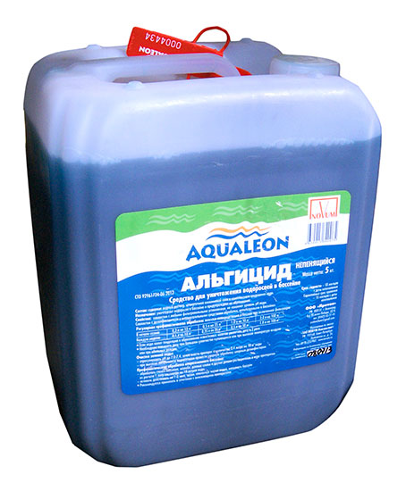 Средство от водорослей (альгицид) Aqualeon, 5 л