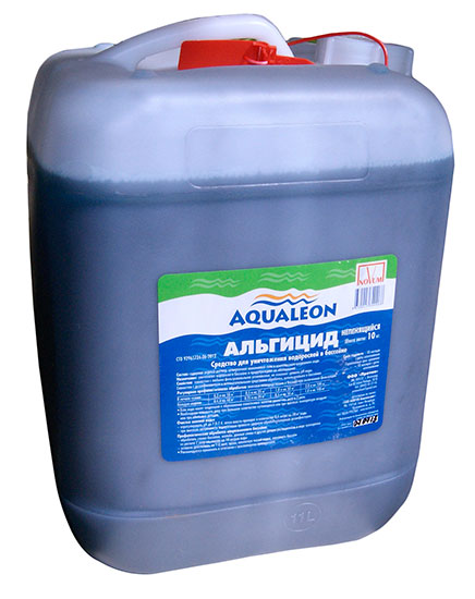 Средство от водорослей (альгицид) Aqualeon, 10 л