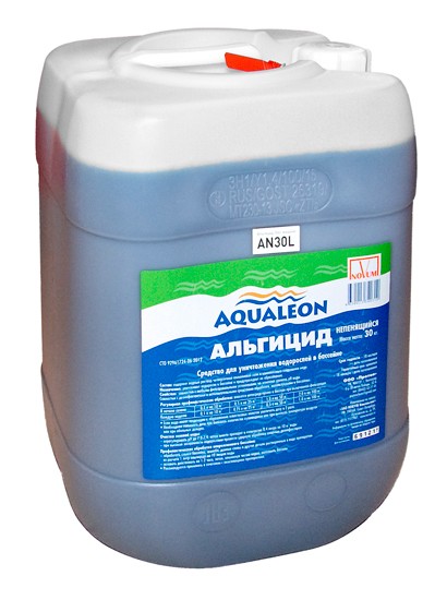 Средство от водорослей (альгицид) Aqualeon, 30 л
