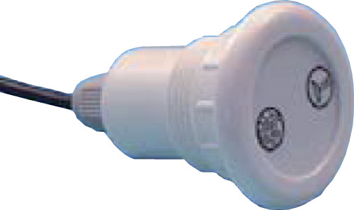 Кнопка электронного управления, белая, с двумя символами свет струя