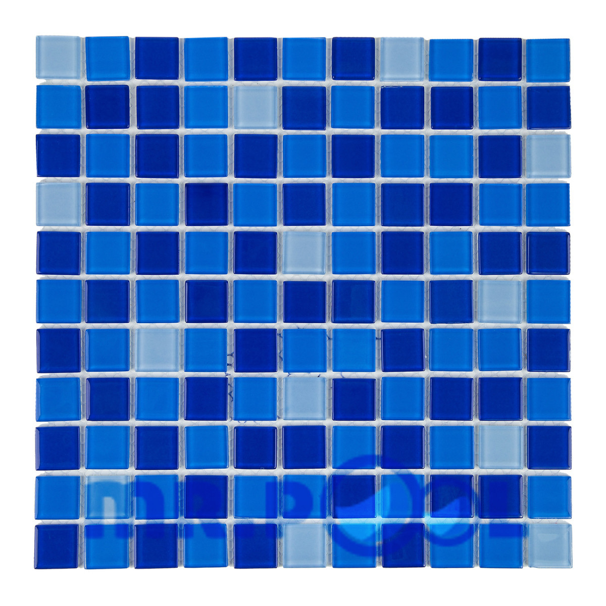 Мозаика стеклянная Aquaviva Jamaika Cristall темная 425001