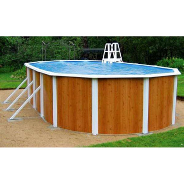Овальный бассейн Atlantic Pools Esprit — Wood (3.66×7.32×1.32м.)
