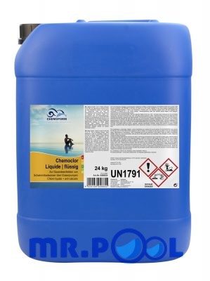 Жидкий стабилизированный хлор для дозирующего насоса Кемохлор, 24 кг