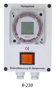 Блок управления обратной промывкой гидроклапанами R-230-DZ (по времени и давлению)