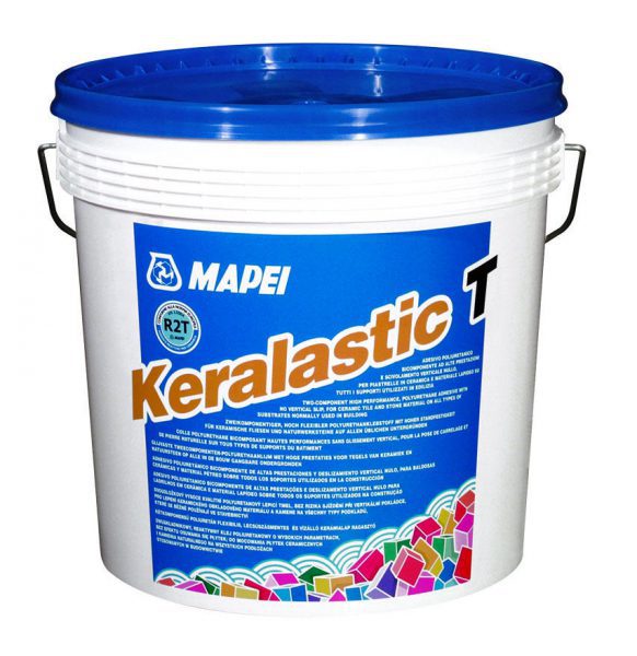 Двухкомпонетный полиуретановый клей для плитки KERALASTIC Т, 10 кг