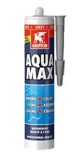 Герметик бассейновый универсальный Aqua Max 425 г GRIFFON, серый