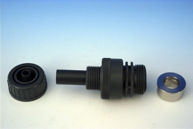 Клапан впрыска DN 20, PVC, с обратным клапаном с пружинным механизмом