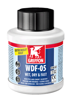 Клей Griffon для гибких труб ПВХ WDF-5 0,25 л (бутылка с кисточкой)