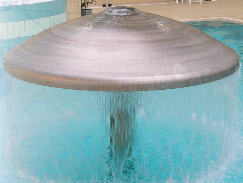 Комплект водопада FitStar Гриб, D=1000 мм, нерж.сталь, 2,6 кВт, 3~