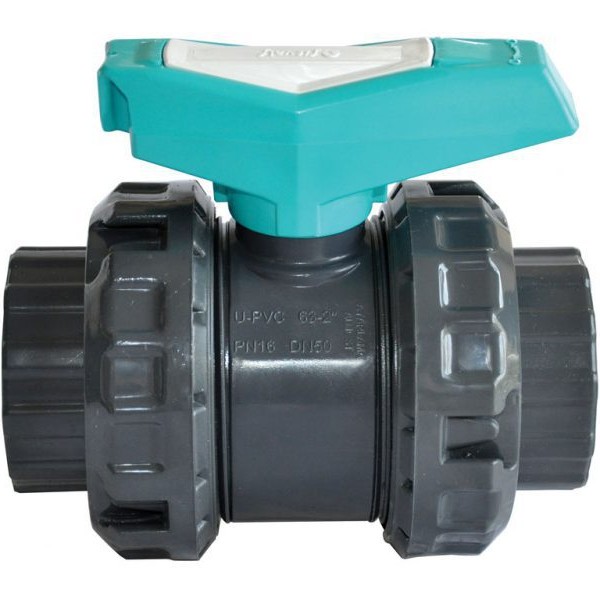 Кран шаровый FITVALF ПВХ, d 75, PN10 (HDPE, EPDM, новая модель) купить ...