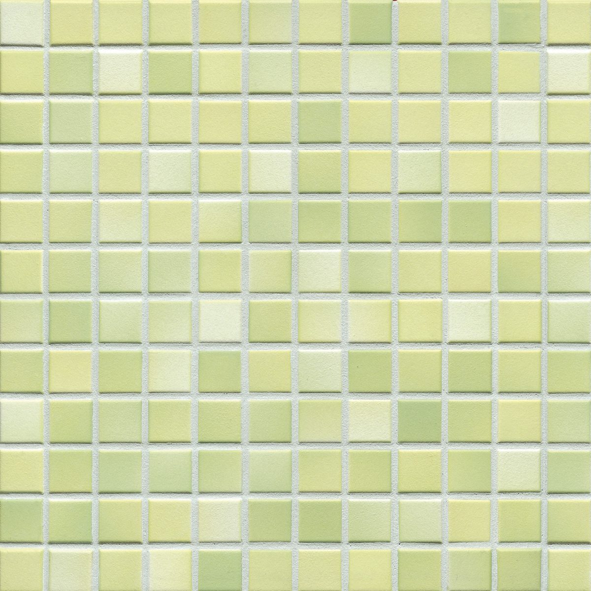 Мозаика серия Fresh 2,4 X 2,4 см Lime Green Mix Secura (противоскользящая R10/B)