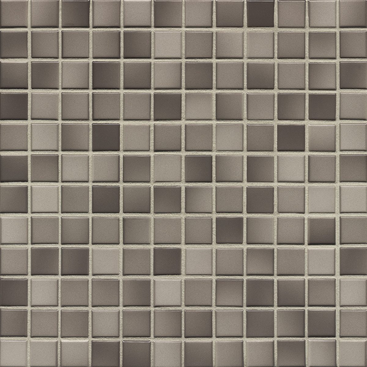 Мозаика серия Fresh 2,4 X 2,4 см Тaupe Mix Glossy (глазурованная)