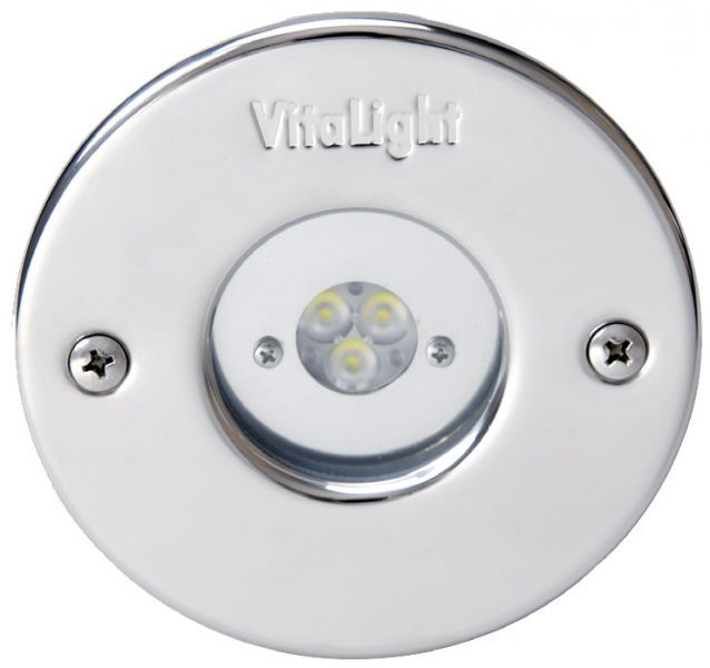 Подводный светодиодный прожектор Vitalight Power-LED 2.0,3 Led, 24В, RGB, O110мм