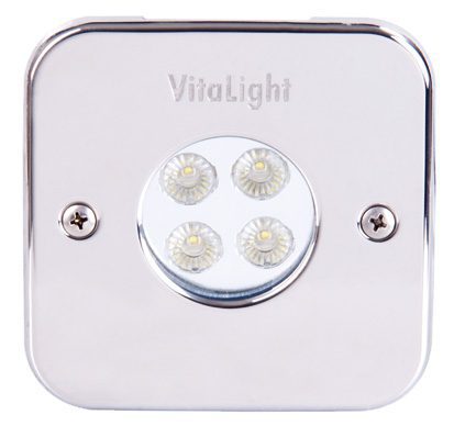 Прожектор светодиодный Vitalight Power-LED, 4 X 3Вт, 12В, RGB, 50°, 110мм