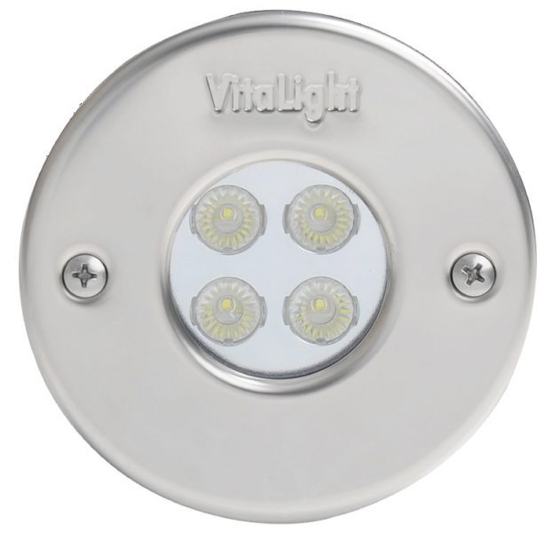 Прожектор светодиодный Vitalight Power-LED, 4 X 3Вт, 12В, RGB, 50°, O110мм